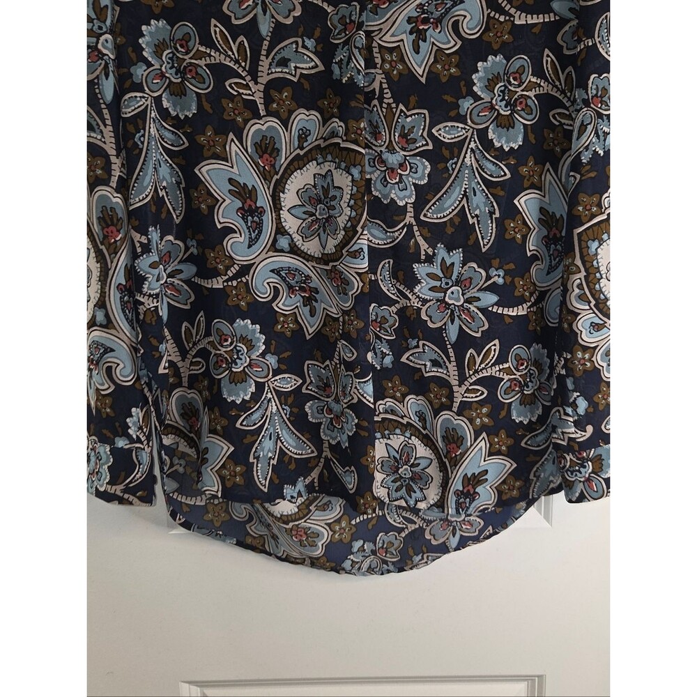 Loft Floral Paisley Boho Blouse - Picture 4 of 9